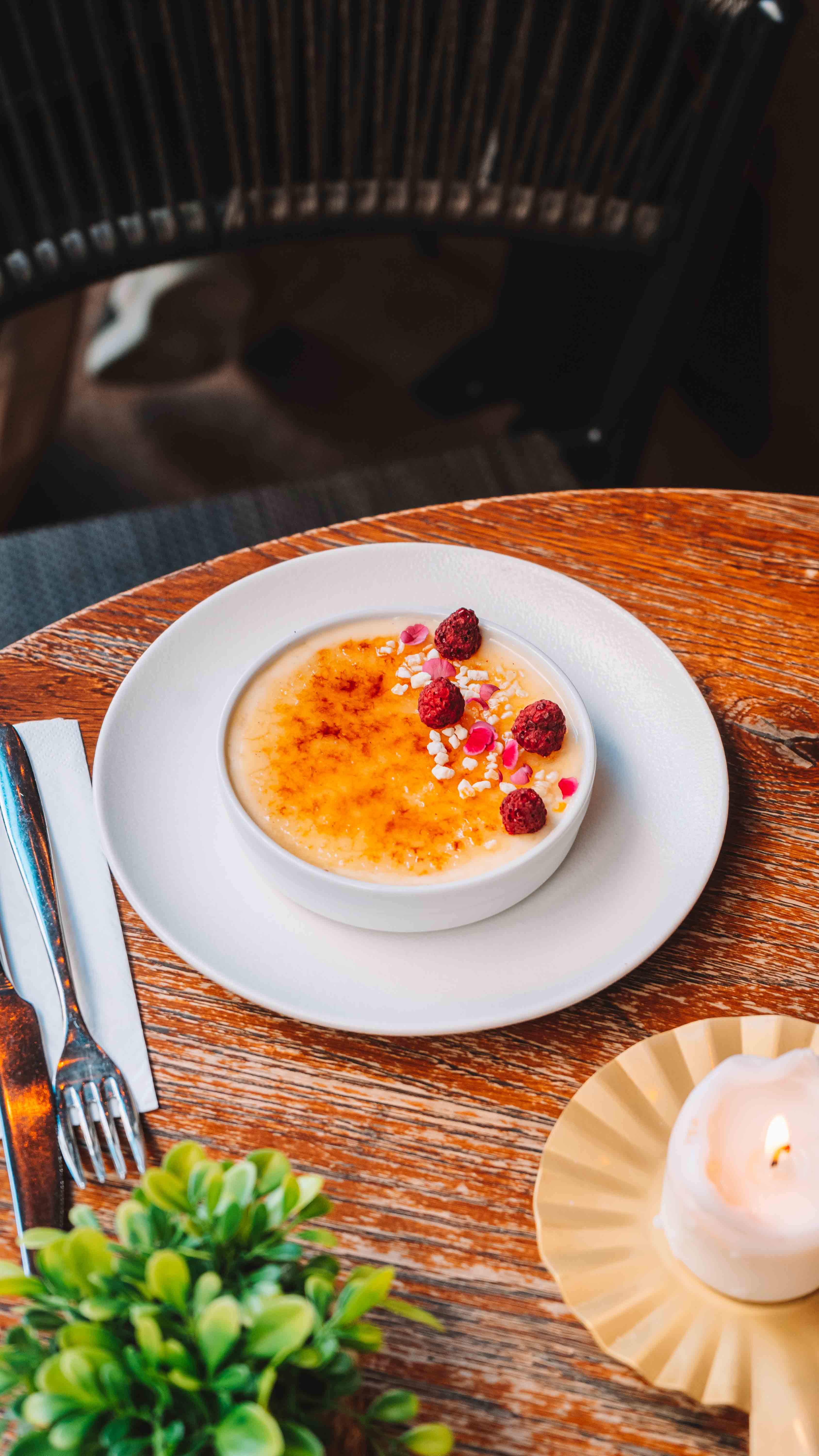 Créme Brulée desszert