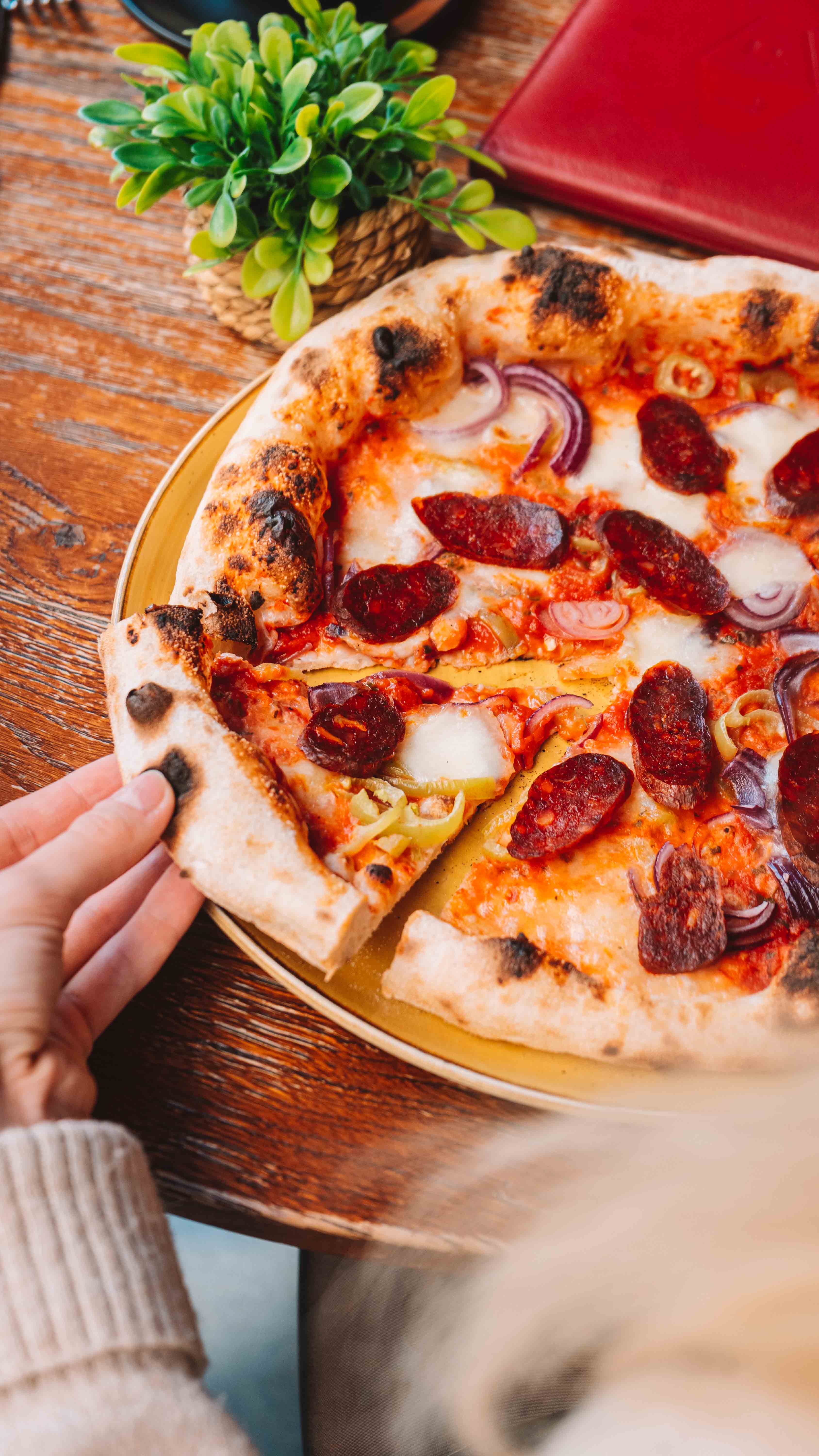 Friss pizza